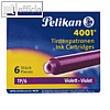 Pelikan Tintenpatronen 4001 TP/6, violett, 6er Pack, 301697