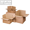 Faltkartons, 1-wellig, 60 x 39 x 41.7 cm, Wellpappe, braun, 20 Stück, 690412