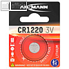 ANSMANN Lithium Knopfzelle "CR1220", 3.0 Volt, 36 mAh, 5020062