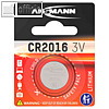 ANSMANN Lithium Knopfzelle "CR2016", 3.0 Volt, 83 mAh, 5020082