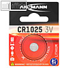 ANSMANN Lithium Knopfzelle "CR1025", 3.0 Volt, 30 mAh, 1516-0005