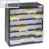Kleinteilemagazin VarioPlus Basic 32, 21 F?cher, B 300 x H 335 x T 135 mm, schwa