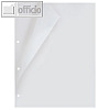 Aktenh?llen Premium, DIN A4, dokumentenecht, Lochung, PE, transparent, 10 St?ck