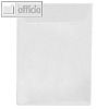 Plakattasche, DIN A4 hoch, Klappe, selbstklebend, transparent, 10 St?ck