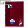 Collegeblock DIN A4+, liniert, 90g/m?, 80 Blatt, Rand rechts, pflaume, 100050355