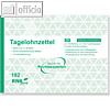 Tagelohnzettel-Block, 210 x 148 x 10 mm, selbstdurchschreibend, 3x 40 Blatt, 182