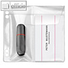 Veloflex USB Stick-H?llen mit Abheftrand, PVC, transparent, 100 St?ck, 4377100