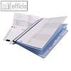Durable Personalhefter mit H?ngeschiene, DIN A4, 5-fach, Kunststoff, blau,255506
