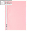 Durable Schnellhefter DIN A4, PP, transparentes Deckblatt, rosa, 50 St?ck,257308