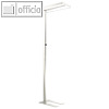 officio LED-Stehleuchte, (H)195 cm, 80W, dimmbar, Alu/Stahl, weiß