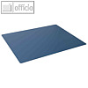 Durable Schreibunterlage, 650 x 500 mm, Dekorrille, PP, dunkelblau, 713307