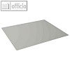 Durable Schreibunterlage, 650 x 500 mm, Dekorrille, PP, grau, 713310