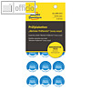 Pr?fplakette N?CHSTER PR?FTERMIN, 2025-2030, ? 20 mm, Folie, blau, 120 St?ck