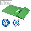 Jurismappe Recycle, DIN A4, max. 250 Blatt, 430 g/m², Recycling-Karton, grün