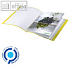 Sichtbuch Recycle, DIN A4, 20 H?llen, max. 40 Blatt, Recycling-PP, gelb