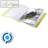 Sichtbuch Recycle, DIN A4, 40 H?llen, max. 80 Blatt, Recycling-PP, gelb