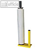 Stretchfolien-Abroller f?r Folien 450 - 500 mm Breite, Metall, Stahl, gelb