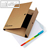 Dokumentenmappe, DIN A4, F?llh?he: 20 mm, Karton/Kraftpapier, natur, 30500-11
