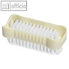 officio Handwaschb?rste, (L)8.5 cm, doppelseitig, PP, wei?, 243040610