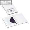 PAPER ROYAL Mappe - 8x DIN A6 Doppelkarten + 8x C6 Umschläge, weiß, 16er Set