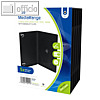 MediaRange DVD-H?lle - Leerbox f?r 1 CD/DVD, schwarz, 5 St?ck, BOX30