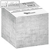 Notizw?rfel, 7.5 x 7.5 cm, einseitig geleimt, Beton-Motiv, 700 Blatt, grau