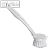Sp?lb?rste mit Rundkopf, (L)24 cm, Schabekante, Kunststoff, wei?, 243031610