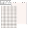 Flipchartpapier, wei? holzfrei, kariert/blanko, 5 Bl?cke ? 20 Blatt, KF18927