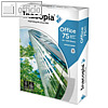 Kopierpapier office, DIN A4, 160 CIE, 75 g/qm, matt, hochwei?, 500 Blatt