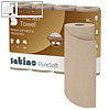 K?chenrollen aus 100% recycelter Wellpappe, 3-lagig, rei?fest, beige, 4er Pack