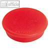 Franken Haftmagnet, rund - Ø 32 mm, Haftkraft 800 g, rot, 10 Stück, HM30 01