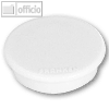 Franken Haftmagnet, rund - Ø 24 mm, Haftkraft 300 g, weiß, 10 Stück, HM20 09