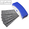 Ultradex Tafelwischer, 5 Ersatzstreifen, magnetisch, blau, 8515