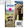 Epson Tintenpatrone Nr. 24, ca. 360 Seiten, magenta, 4.6 ml, C13T24234012