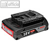 BOSCH Werkzeugakku GBA 18V, Lithium-Ionen 2.0 Ah, 1600Z00036