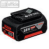 BOSCH Werkzeugakku GBA 18V, Lithium-Ionen 4.0 Ah, 1600Z00038