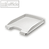 LEITZ Briefablage Plus, besonders flach, 255 x 37 x 360 mm, PS, grau, 5237-00-85