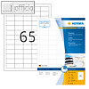Inkjet-Etiketten A4, 38.1 x 21.2 mm, permanent, spitz, Rand, wei?, 5.200 St?ck