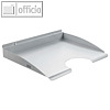 Novus Penda Ablageschale - DIN B4 quer, max. 2 kg, Metall, silber, 725+0029+000