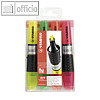 STABILO Textmarker LUMINATOR, 4er Etui, 71/4