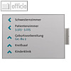 Officio Fahnenschild Fahnenschild DIN A3 quer | 299.5 x 422.5 mm