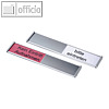 Ultradex T?rschild Frei-/Belegt-Anzeiger, 180 x 36 mm, silber, 314577