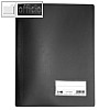 Sichtbuch "Diamond", DIN A4, 20 H?llen, dokumentenecht, PP, schwarz, 10 St?ck