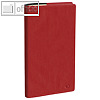 PLANITAL Taschenkalender quer 8.8 x 17 cm - 1 Woche / 2 Seiten, MARLOW bordeaux