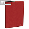 PRE PRESTIGE Terminkalender - 21 x 27 cm - 1 Woche / 2 Seiten, MARLOW bordeaux
