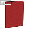 MINISTER PRESTIGE Kalender -16 x 24 cm - 1 Woche / 2 Seiten, MARLOW bordeaux