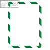 Tarifold Inforahmen, DIN A4, magnetisch, PVC, gr?n/wei?, 2er Set, 194925