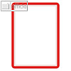 Tarifold Inforahmen Aushangh?lle, DIN A4, magnetisch, PVC, rot, 2er Set, 194903