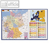 Schreibtischunterlage "Deutschlandkarte", (H)40 x (B)60 cm, Kunststoff, 4674000