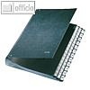 LEITZ Pultordner DIN A4, F?cher 1-31 und I-XII, Hartpappe, schwarz, 5844-00-95
